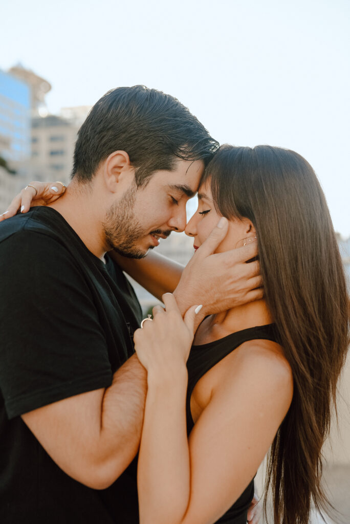 Garage Rooftop Couples Photoshoot